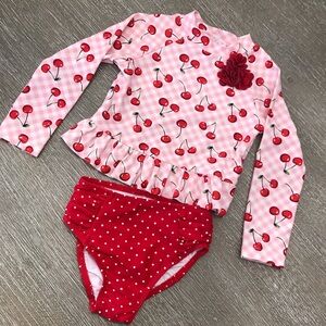 Little Me 24 months cherry swimsuit